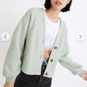 Madewell (re)sources fleece cardigan